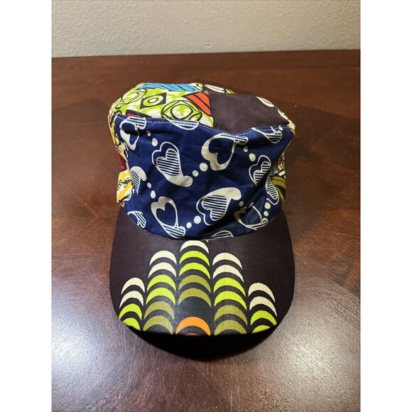 Vintage Mosaic  Pattern  Trucker Hat One Size  Retro Colorful - Picture 1 of 3